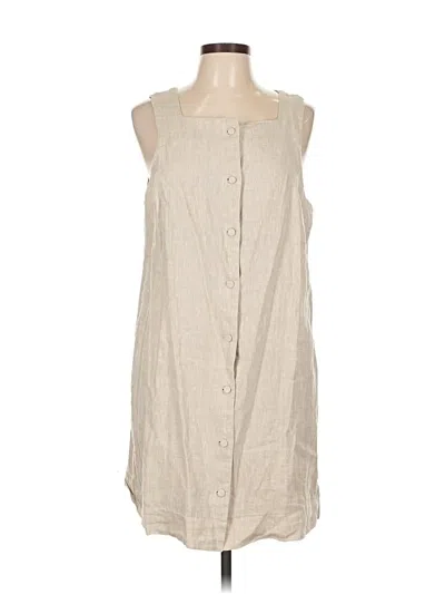 Pre-owned Frank + Oak Casual Dress In Brown