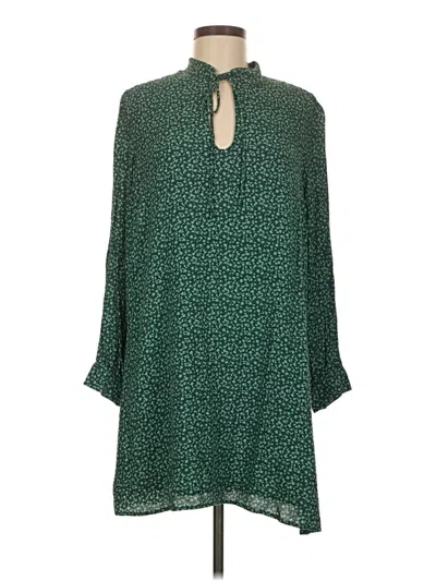 Pre-owned Frank + Oak Casual Dress In Green