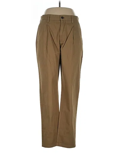 Pre-owned Frank + Oak Casual Pants In Brown