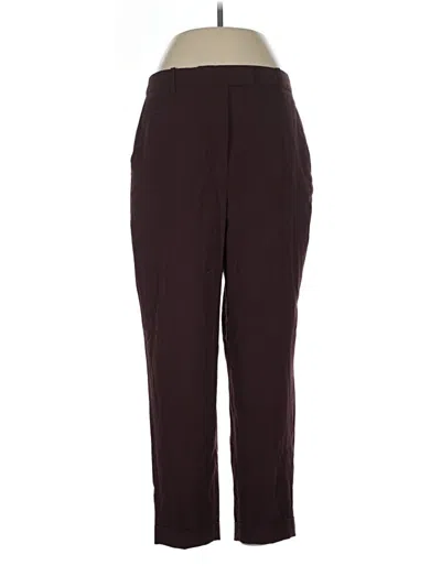 Pre-owned Frank + Oak Dress Pants In Burgundy