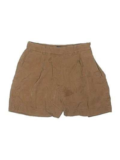 Pre-owned Frank + Oak Khaki Shorts In Brown