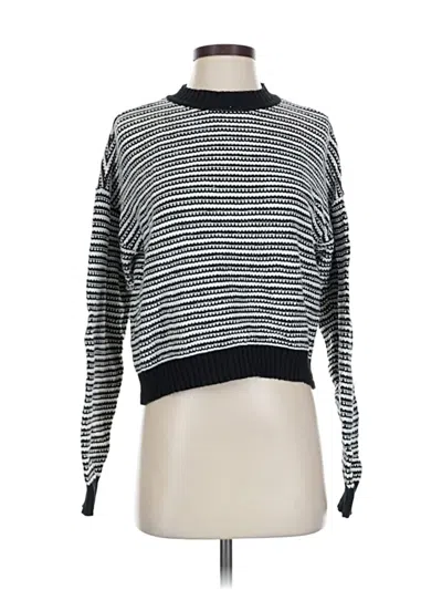 Pre-owned Frank + Oak Pullover Sweater In Black