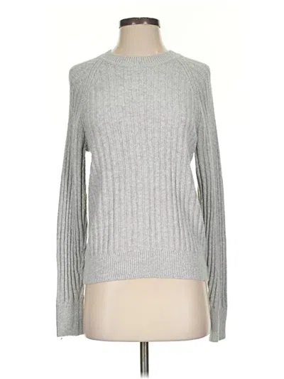 Pre-owned Frank + Oak Pullover Sweater In White