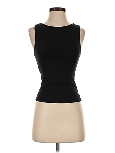 Pre-owned Frank + Oak Sleeveless T-shirt In Black