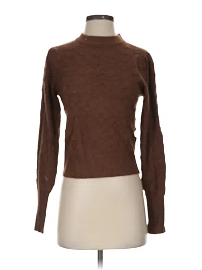 Frank + Oak Turtleneck Sweater In Brown