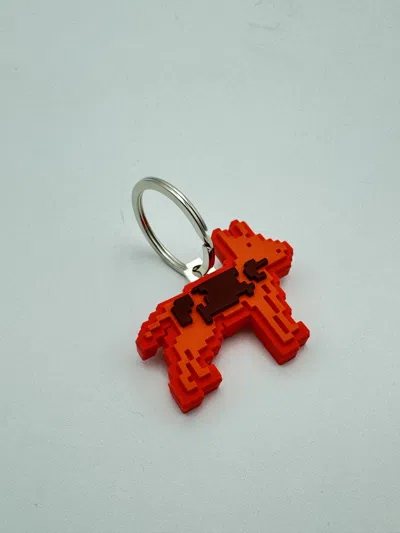 Pre-owned Frank Ocean X Homer When A Dog Comes To Stay Dolly Keychain Frank Ocean In Red