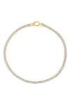 Frankie & Zoe 10k Gold Illusion Tennis Bracelet In Gold