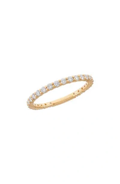 Frankie & Zoe 14k Gold Brilliant Cut Diamond Band Ring