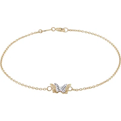 Frankie & Zoe 14k Gold Butterfly Bracelet In Yellow Gold