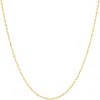 Frankie & Zoe 14k Gold Rope Chain Necklace In Gold