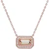 Frankie & Zoe 14k Rose Gold Morganite & Diamond Pendant Necklace In Gold