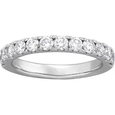 Frankie & Zoe 14k White Gold Lab Grown Diamond Band Ring