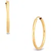 Frankie & Zoe 14k Yellow Gold Endless Hoop Earrings