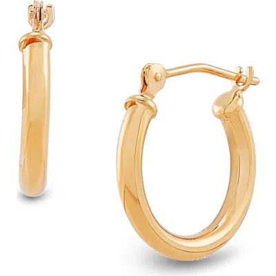 Frankie & Zoe 14k Yellow Gold Huggie Hoop Earrings