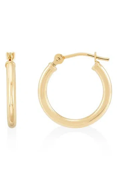Frankie & Zoe 16mm Hoop Earrings In Gold