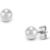 Frankie & Zoe 4mm High Polish Ball Stud Earrings
