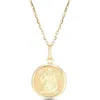 Frankie & Zoe Astrology Medallion Pendant Necklace In Gold