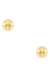 Frankie & Zoe Ball Stud Earrings In Gold