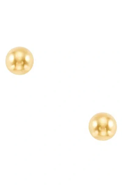 Frankie & Zoe Ball Stud Earrings In Gold