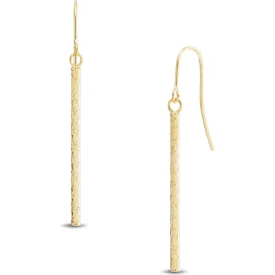 Frankie & Zoe Bar Drop Earrings In Gold