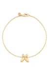 Frankie & Zoe Butterfly Chain Bracelet In Gold