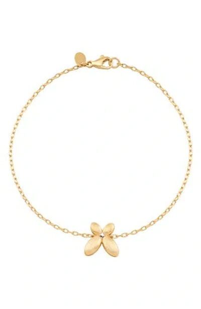 Frankie & Zoe Butterfly Chain Bracelet In Gold