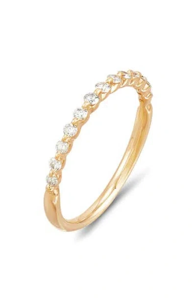 Frankie & Zoe Diamond Band Ring In Gold
