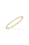 Frankie & Zoe Diamond Band Ring In Gold
