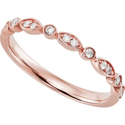 Frankie & Zoe Diamond Band Ring In Gold