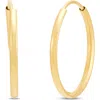 Frankie & Zoe Endless Huggie Hoop Earrings In Gold