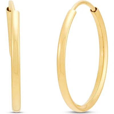 Frankie & Zoe Endless Huggie Hoop Earrings In Gold