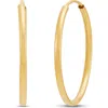 Frankie & Zoe Endless Huggie Hoop Earrings In Gold