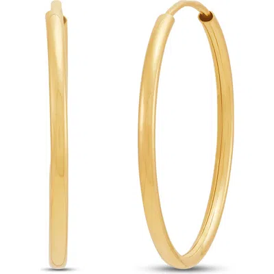 Frankie & Zoe Endless Huggie Hoop Earrings In Gold