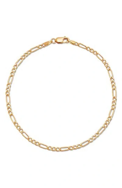 Frankie & Zoe Figaro Chain Bracelet In Gold