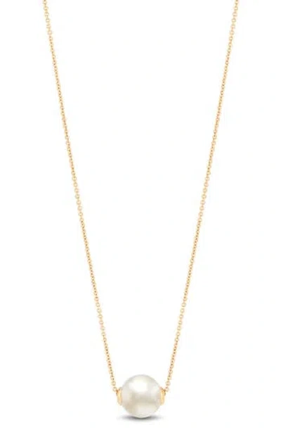 Frankie & Zoe Freshwater Pearl Necklace In Gold
