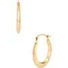 Frankie & Zoe Graduated Hoop Earrings In Gold