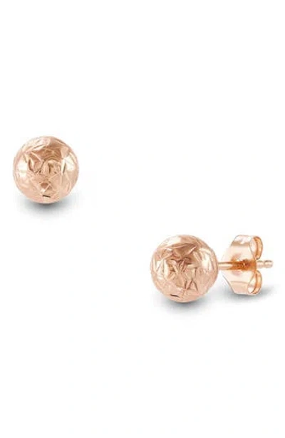 Frankie & Zoe High Polish Ball Stud Earrings