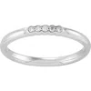 Frankie & Zoe Lab Grown Diamond Band Ring In Gold