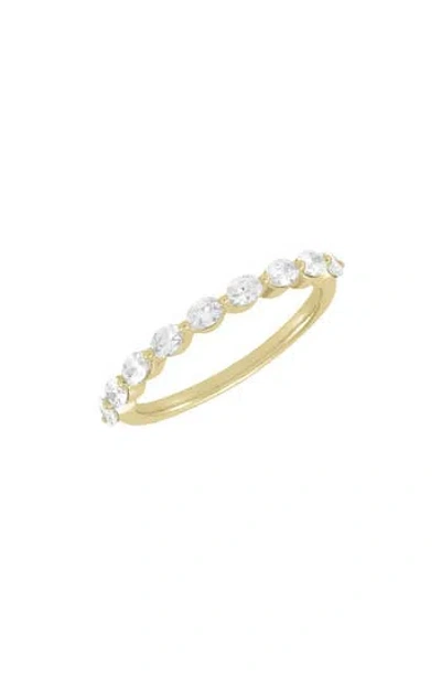 Frankie & Zoe Lab Grown Diamond Band Ring In Gold