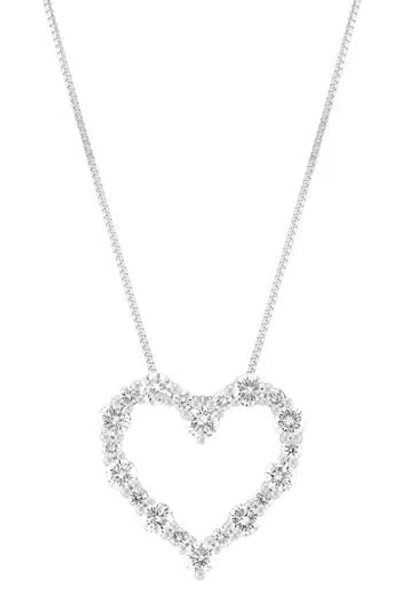 Frankie & Zoe Lab Grown Diamond Heart Pendant Necklace In Gold