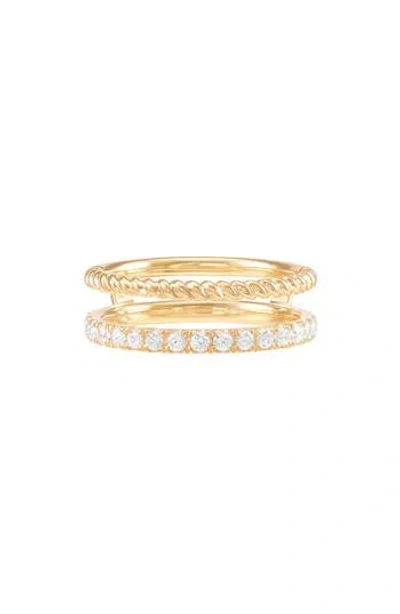 Frankie & Zoe Lab Grown Diamond Ring In Gold
