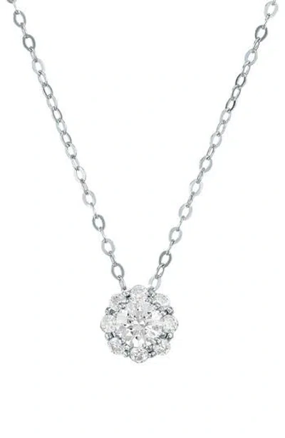 Frankie & Zoe Lab Grown Diamond Solitaire Necklace In Gold