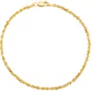 Frankie & Zoe Rope Chain Bracelet In Gold