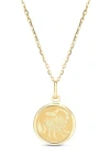 Frankie & Zoe Scorpio Pendant Necklace In Gold