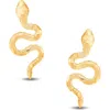 Frankie & Zoe Snake Stud Earrings