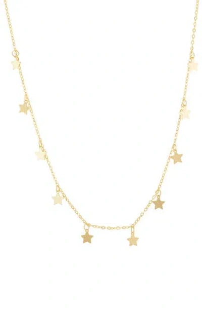 Frankie & Zoe Star Station Necklace In Gold
