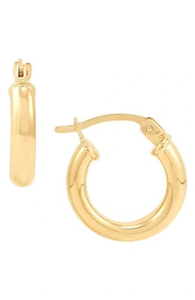 Frankie & Zoe Tubular Hoop Earrings In Gold