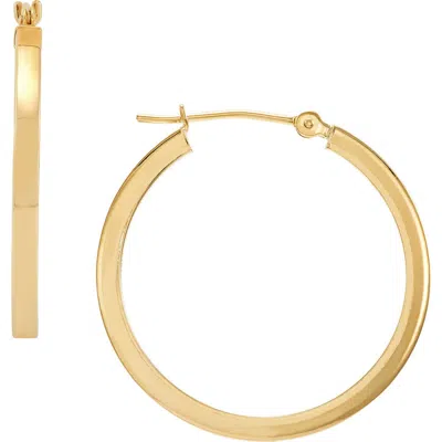 Frankie & Zoe Tubular Hoop Earrings In Gold