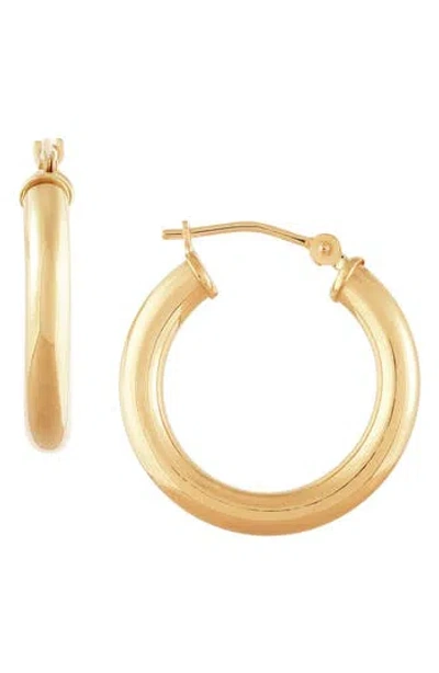 Frankie & Zoe Tubular Hoop Earrings In Gold