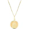 Frankie & Zoe Virgo Pendant Necklace In Gold